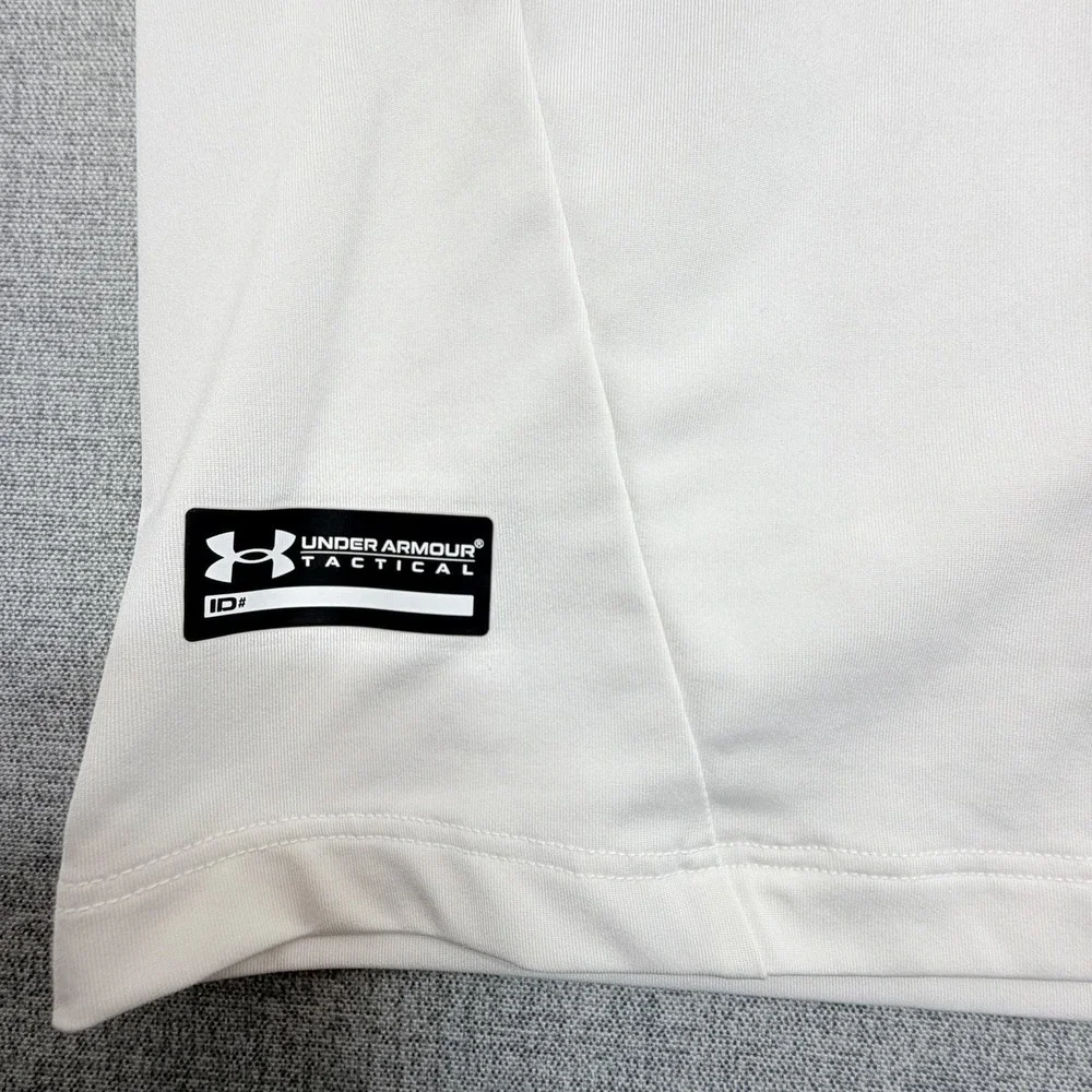 Under Armour Tactical HeatGear Compression Shirt White XL Lot of 3 Short Sleeve